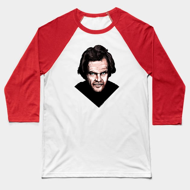 Jack Nicholson Baseball T-Shirt by Harley Warren